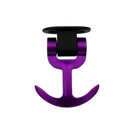 Brand New JDM Universal Front / Rear Cool Purple Track Racing Style ABS Tow Hook Ring Sticker For All Car Model