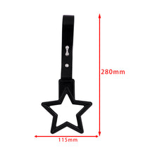 Load image into Gallery viewer, Brand New Star Handle Black JDM TSURIKAWA Ring Subway Train Bus Black Handle Strap Charm Drift