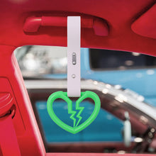 Load image into Gallery viewer, Brand New Broken Heart Green JDM TSURIKAWA Subway Bus Handle Strap Charm Drift