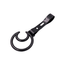 Load image into Gallery viewer, Brand New Moon Black JDM TSURIKAWA Ring Subway Train Bus Handle Strap Charm Drift