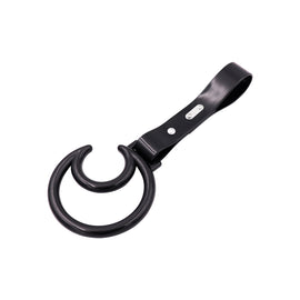 Brand New Moon Black JDM TSURIKAWA Ring Subway Train Bus Handle Strap Charm Drift