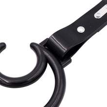 Load image into Gallery viewer, Brand New Moon Black JDM TSURIKAWA Ring Subway Train Bus Handle Strap Charm Drift