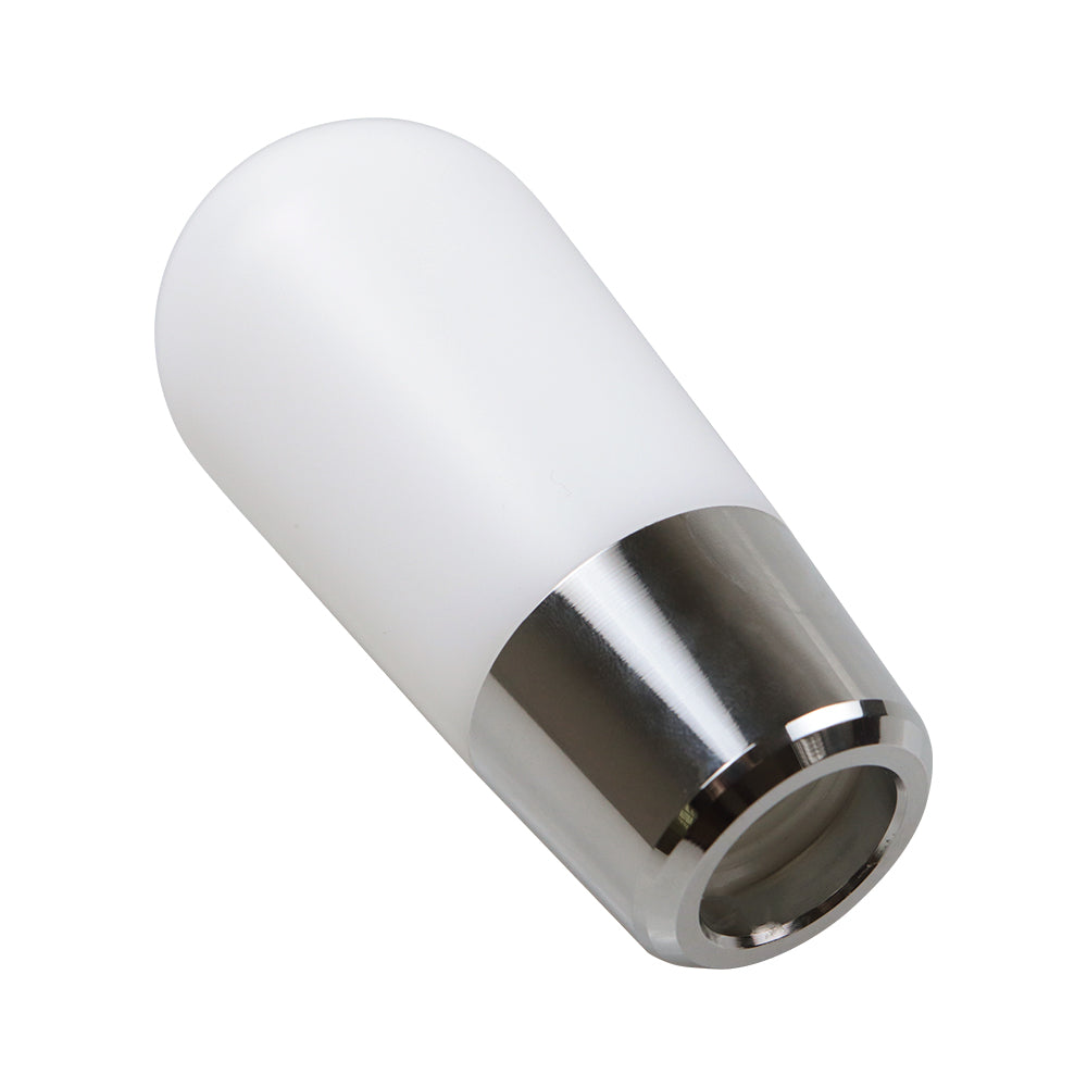 Brand New Universal JDM Duracon White-Silver Manual Racing Gear Stick Shift Knob Shifter M8 M10 M12