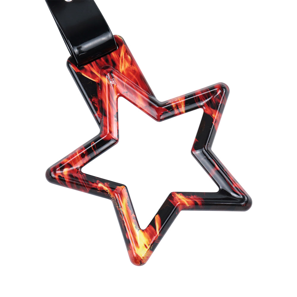 Brand New Star Handle Black JDM TSURIKAWA Ring Subway Train Bus Handle Strap Charm Drift