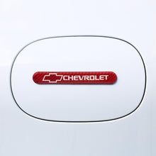 Load image into Gallery viewer, Brand New 8PCS CHEVROLET Real Carbon Fiber Red Car Trunk Side Fenders Door Badge Scratch Guard Sticker