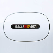 Load image into Gallery viewer, Brand New 1PCS Ralliart Real Carbon Fiber Black Car Trunk Side Fenders Door Badge Scratch Guard Sticker