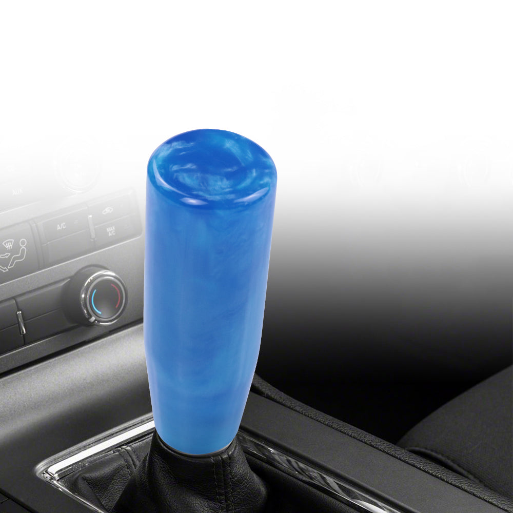 Brand New 12CM Universal Pearl Long Blue Stick Manual Car Gear Shift Knob Shifter M8 M10 M12