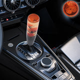 Brand New 1PCS Universal 20CM JDM Clear Orange Real Flowers Manual Car Black Base Racing Stick Shift Knob M8 M10 M12