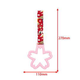 Brand New Flower Pink JDM TSURIKAWA Subway Bus Handle Strap Charm Drift