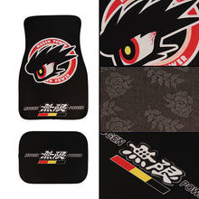 Load image into Gallery viewer, Brand New 4PCS UNIVERSAL Mugen Power Racing Fabric Car Floor Mats Interior Carpets
