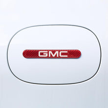 Load image into Gallery viewer, Brand New 1PCS GMC Real Carbon Fiber Red Car Trunk Side Fenders Door Badge Scratch Guard Sticker