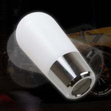 Load image into Gallery viewer, Brand New Universal JDM Duracon White-Silver Manual Racing Gear Stick Shift Knob Shifter M8 M10 M12
