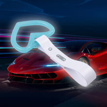 Load image into Gallery viewer, Brand New Heart Teal Handle White Glow in the Dark JDM TSURIKAWA Ring Subway Train Bus Handle Strap Charm Drift