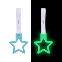 Load image into Gallery viewer, Brand New Star Teal Glows In The Dark JDM TSURIKAWA Subway Bus Handle Strap Charm Drift