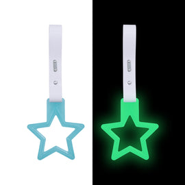 Brand New Star Teal Glows In The Dark JDM TSURIKAWA Subway Bus Handle Strap Charm Drift