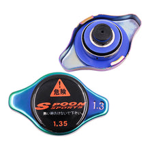 Load image into Gallery viewer, Brand New JDM 1.3bar 9mm Spoon Sports Neo-Chrome Racing Cap High Pressure Radiator Cap