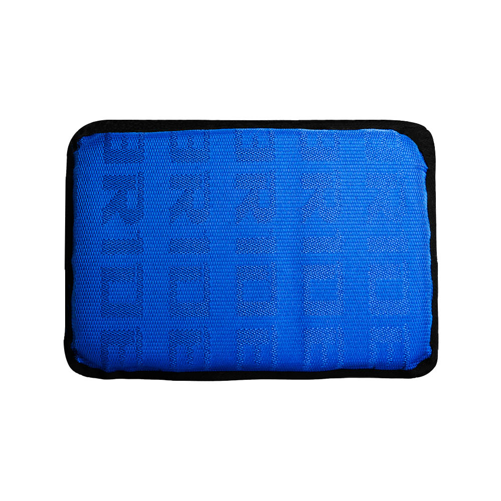 BRAND NEW BRIDE Gradation Fabric Car Armrest Pad Cover Center Console Box Cushion Mat Blue