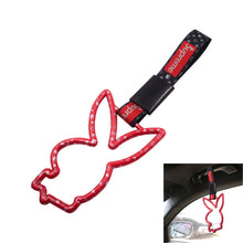 Load image into Gallery viewer, Brand New Supreme Playboy Bunny Shaped Red JDM TSURIKAWA Subway Bus Handle Strap Charm Drift