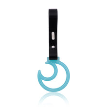 Load image into Gallery viewer, Brand New Moon Teal Glows in Dark JDM TSURIKAWA Ring Subway Train Bus Handle Strap Charm Drift