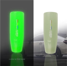 Load image into Gallery viewer, Brand New Universal 12CM Mugen Glow in the Dark Green Pearl Long Stick Manual Car Gear Shift Knob Shifter M8 M10 M12