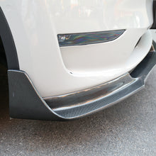 Load image into Gallery viewer, BRAND NEW 2020-2023 Tesla Model Y V Style Front Bumper Lip Real Carbon Fiber