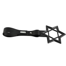 Load image into Gallery viewer, Brand New Hexagram Shaped Black JDM TSURIKAWA Subway Bus Black Handle Strap Charm Drift