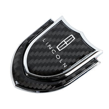 Load image into Gallery viewer, BRAND NEW LINCOLN 1PCS Metal Real Carbon Fiber VIP Luxury Car Emblem Badge Decals