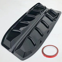 Load image into Gallery viewer, BRAND NEW 2PCS Glossy Black Rear Side Window Louver Scoop Cover For Honda Civic 4DR Sedan 2016-2021