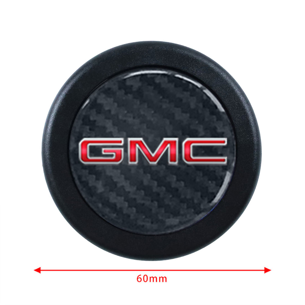 Brand New Universal GMC Car Horn Button Black Steering Wheel Horn Button Center Cap