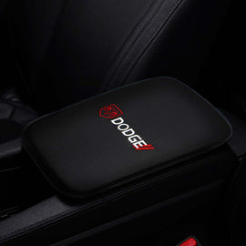 BRAND NEW UNIVERSAL Dodge Car Center Console Armrest Cushion Mat Pad Cover Embroidery
