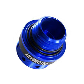 Brand New Jdm Ralliart Emblem Brushed Blue Engine Oil Filler Cap Badge For Mitsubishi