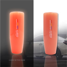 Load image into Gallery viewer, Brand New Universal 12CM Mugen Glow in the Dark Red Pearl Long Stick Manual Car Gear Shift Knob Shifter M8 M10 M12