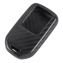Load image into Gallery viewer, Brand New Black Real Carbon Fiber Key Fob Case Cover Shell Keychain For HONDA Accord/Crosstour/CR-V/HR-V/Fit/Civic/Odyssey/Pilot/Ridgeline