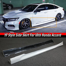 Load image into Gallery viewer, Brand New Yofer 2018-2022 Honda Accord Platinum White Pearl Add-On Side Skirt Extensions Splitter