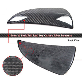 BRAND NEW 2019-2024 LEXUS ES UX RC LS LC REAL CARBON FIBER ADD ON SIDE MIRROR COVER CAP