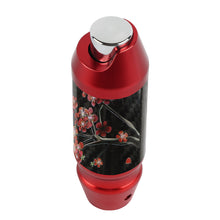 Load image into Gallery viewer, Brand New Universal Sakura Flower Real Carbon Fiber Red Aluminum Automatic Transmission Racing Gear Shift Knob