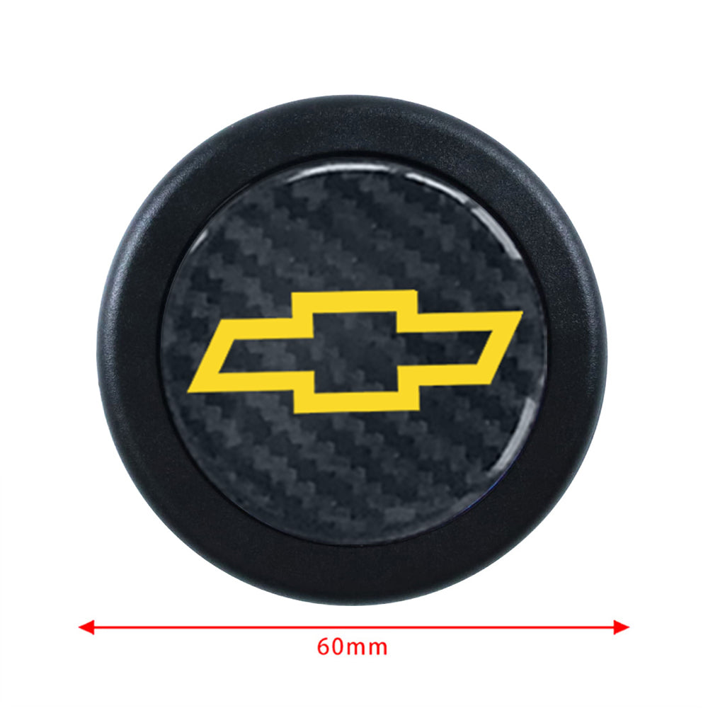 Brand New Universal Chevrolet Car Horn Button Black Steering Wheel Horn Button Center Cap