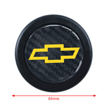 Load image into Gallery viewer, Brand New Universal Chevrolet Car Horn Button Black Steering Wheel Horn Button Center Cap