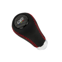 Load image into Gallery viewer, Brand New Universal Mugen Red Stitches Black Leather Manual Car Gear Shift Knob Shifter Lever M8 M10 M12