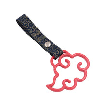 Load image into Gallery viewer, Brand New Cloud Handle Red JDM TSURIKAWA Ring Subway Train Bus Black Handle Strap Charm Drift