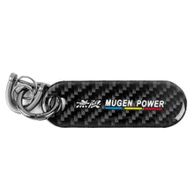 Load image into Gallery viewer, Brand New Universal 100% Real Carbon Fiber Keychain Key Ring Mugen Power