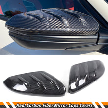 Load image into Gallery viewer, Brand New Real Carbon Fiber Side Mirror Cover Cover Trim Mugen Style For Honda Civic 10th Gen 2016-2021