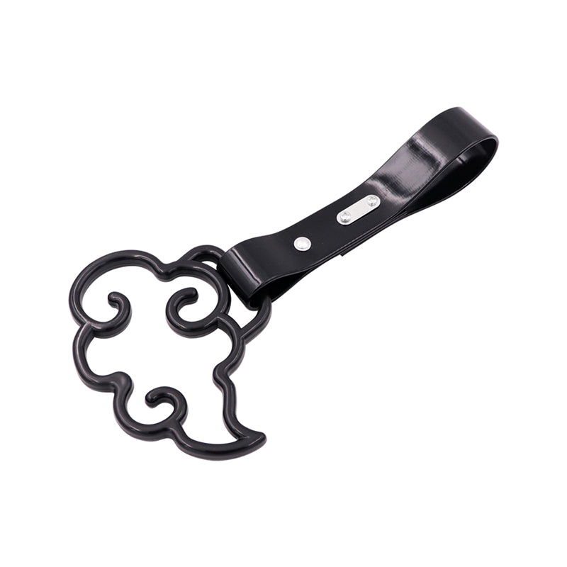 Brand New Cloud Handle Black JDM TSURIKAWA Ring Subway Train Bus Black Handle Strap Charm Drift