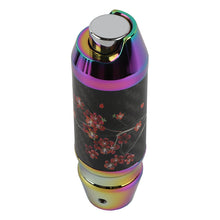 Load image into Gallery viewer, Brand New Universal Sakura Flower Real Carbon Fiber Neo Chrome Aluminum Automatic Transmission Racing Gear Shift Knob