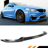 Brand New 2015-2020 BMW F80 M3 F82 F83 M4 V-Style Real Carbon Fiber Front Bumper Lip Splitter