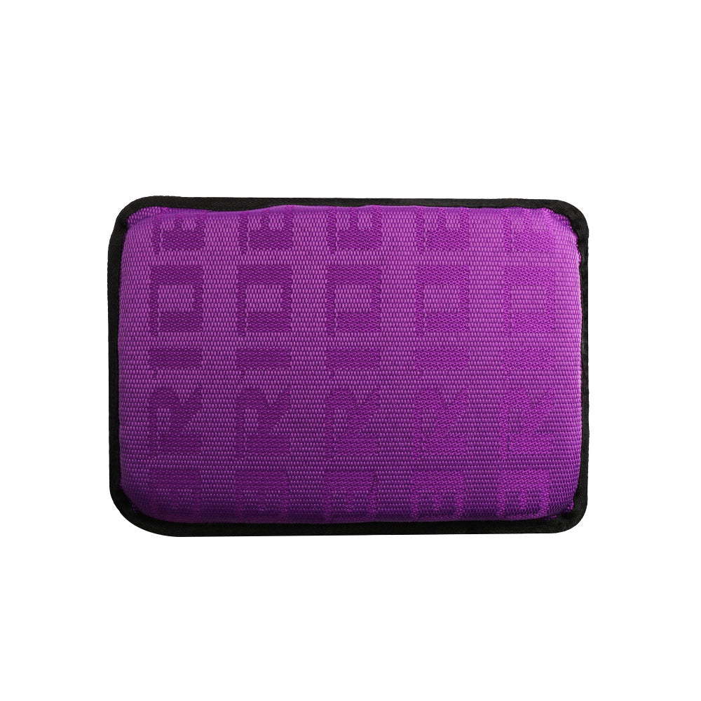 BRAND NEW BRIDE Gradation Fabric Car Armrest Pad Cover Center Console Box Cushion Mat Purple