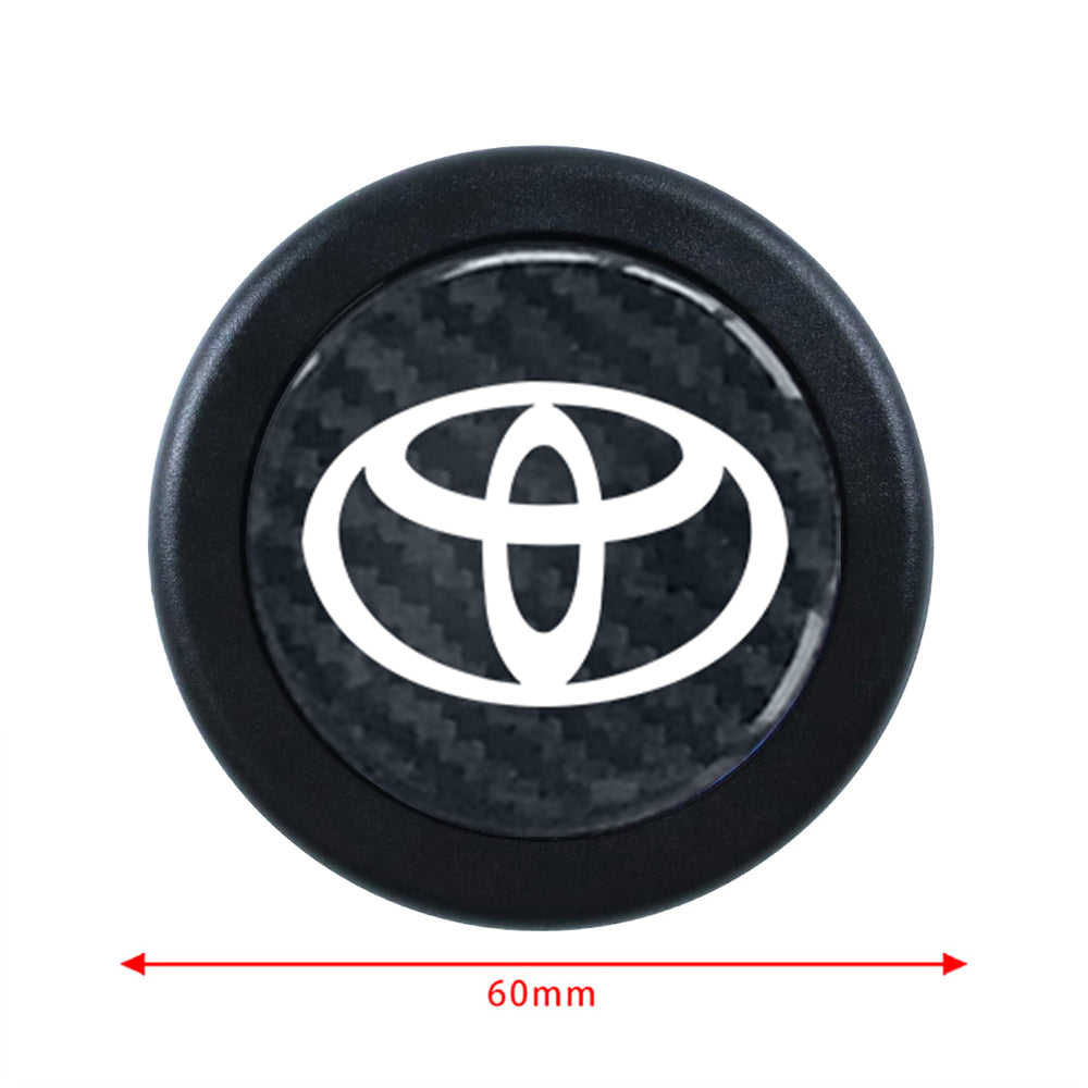 Brand New Universal Toyota Car Horn Button Black Steering Wheel Horn Button Center Cap