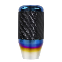 Load image into Gallery viewer, Brand New Universal Nismo Car Gear Manuel Stick Real Carbon Fiber / Burnt Blue Shift Knob M8 M10 M12