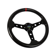 Load image into Gallery viewer, Brand New 350mm 14&quot; Universal JDM SPOON SPORTS Black Real Carbon Fiber Steering Wheel