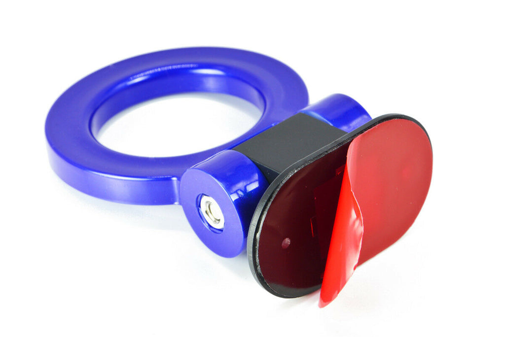 Brand New Universal Sports Blue JDM Track Racing Style Tow Hook Ring For All Car Truck SUV